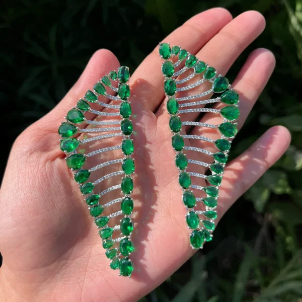 Geet Green Earrings