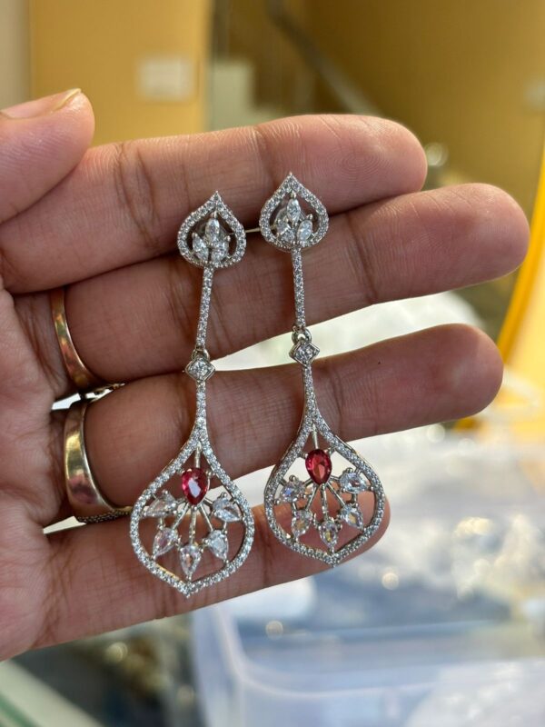 MIA WHITE DIAMOND EARRINGS