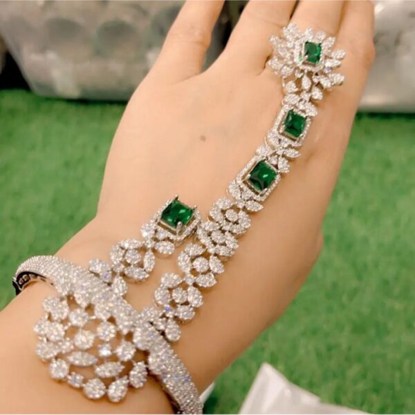 RAHA RING BRACELET(GREEN)